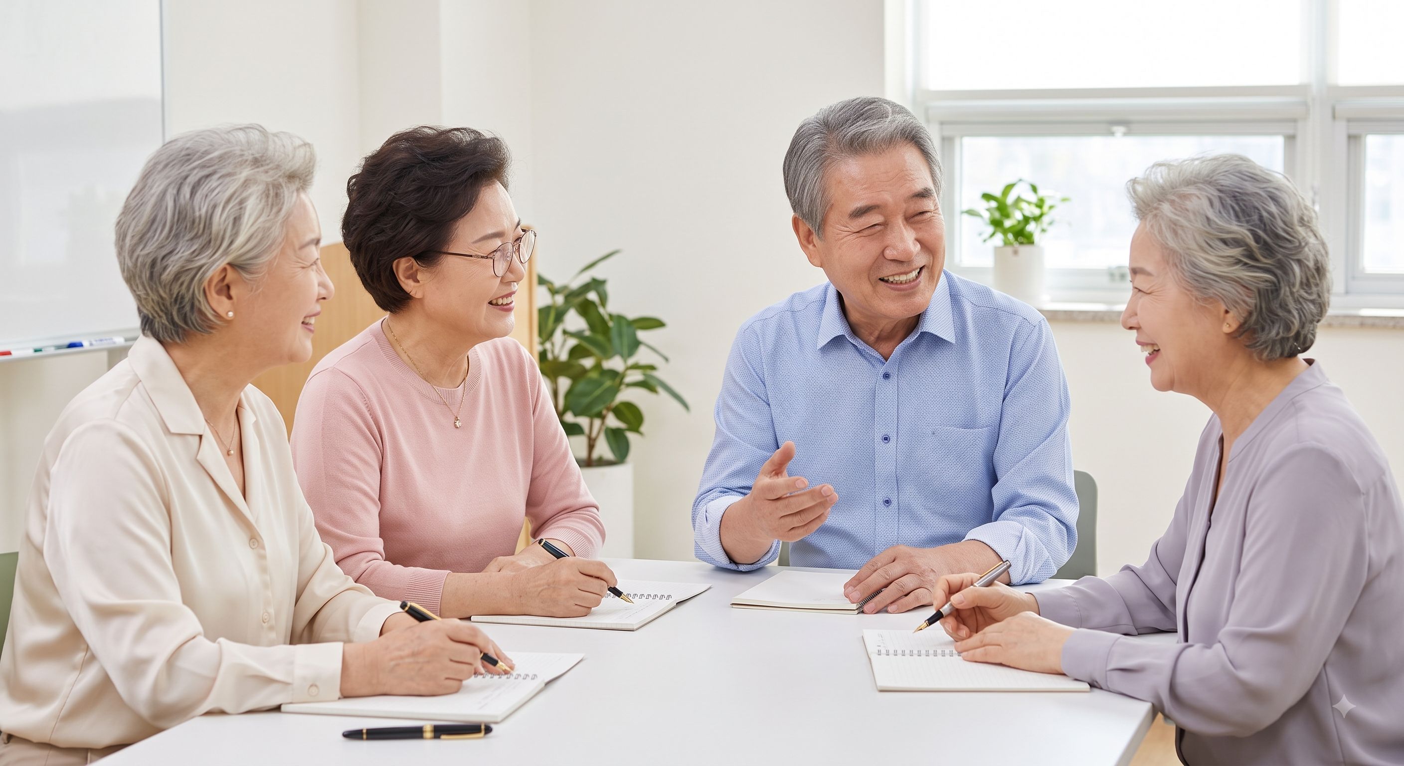 활기차게 활동하는 시니어 어르신들